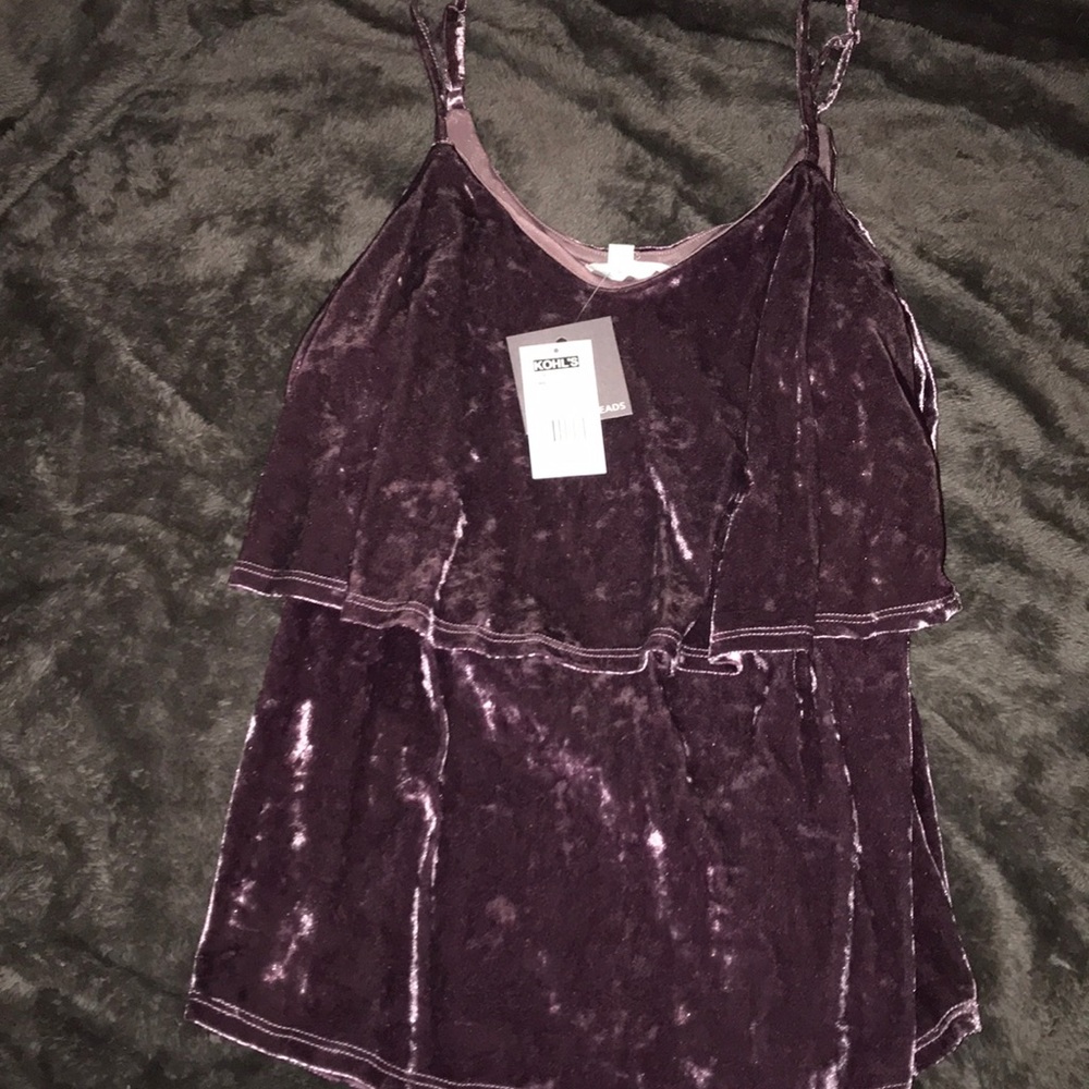 Velvet top
